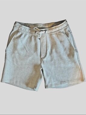American Eagle Lounge Shorts Heathered Oatmeal Drawstring Stretch Men’s Small